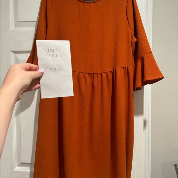JessaKae Dresses & Skirts - JessaKae Starlet Dress in Rust XL